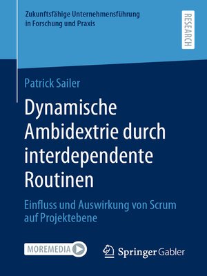 cover image of Dynamische Ambidextrie durch interdependente Routinen